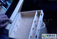 匠心定制，品味不凡 四瓶裝松木紅酒禮盒廠家直銷服務(wù)